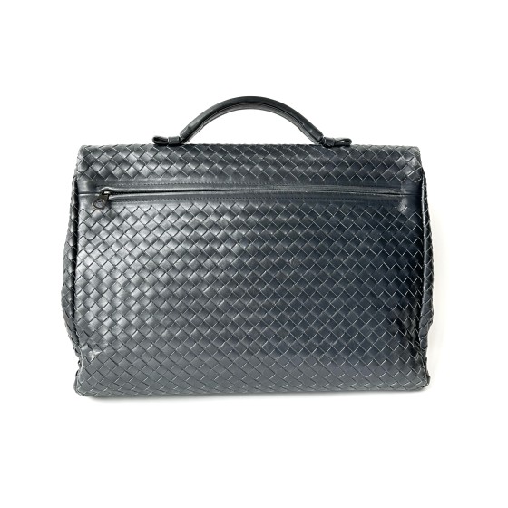 Bottega Veneta Intreccio Leather Briefcase